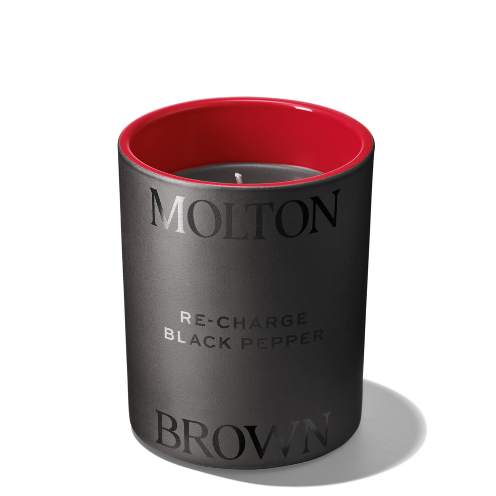 Re-charge Black Pepper Scented Candle Limited Edition Design 190g