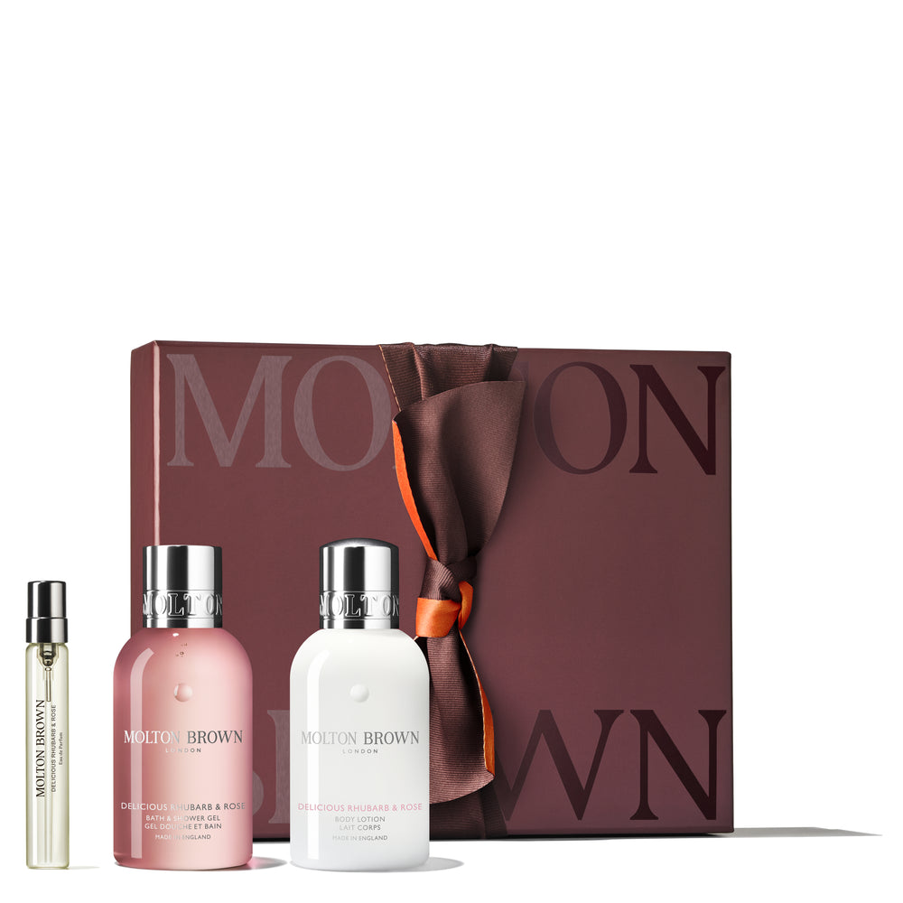 Delicious Rhubarb & Rose Scent Layering Set