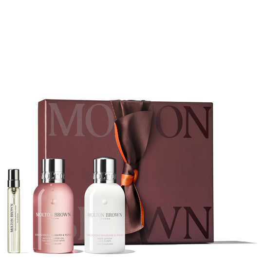 Delicious Rhubarb & Rose Scent Layering Set